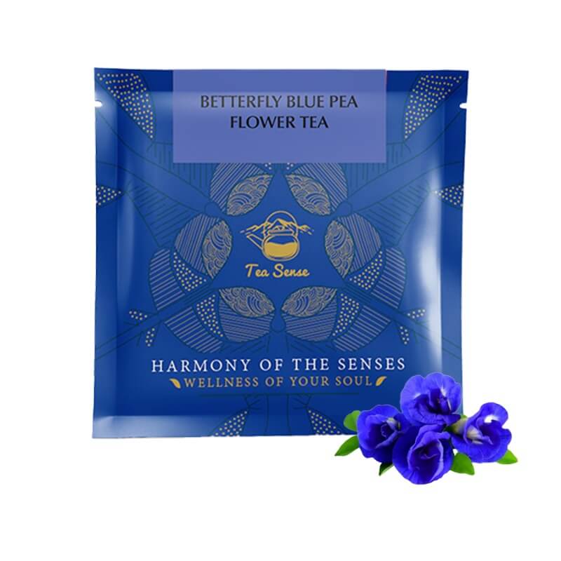 BLUE TEA  Butterfly Pea Flower 30 Pyramid Tea Bags  Natural Color for  Iced Tea Cooler Cocktails  Mocktails  30 Pyramid Tea Bags  Herbal Tea   Tisane  High