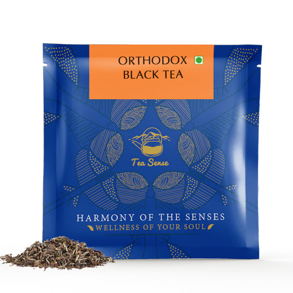 TEA SENSE Orthodox Black Pyramid Tea Bags (15 Pc)