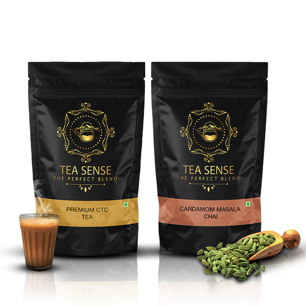 TEA SENSE Masala Tea Combo - 4 Teas, 4 Different Flavours of your Favourite Chai